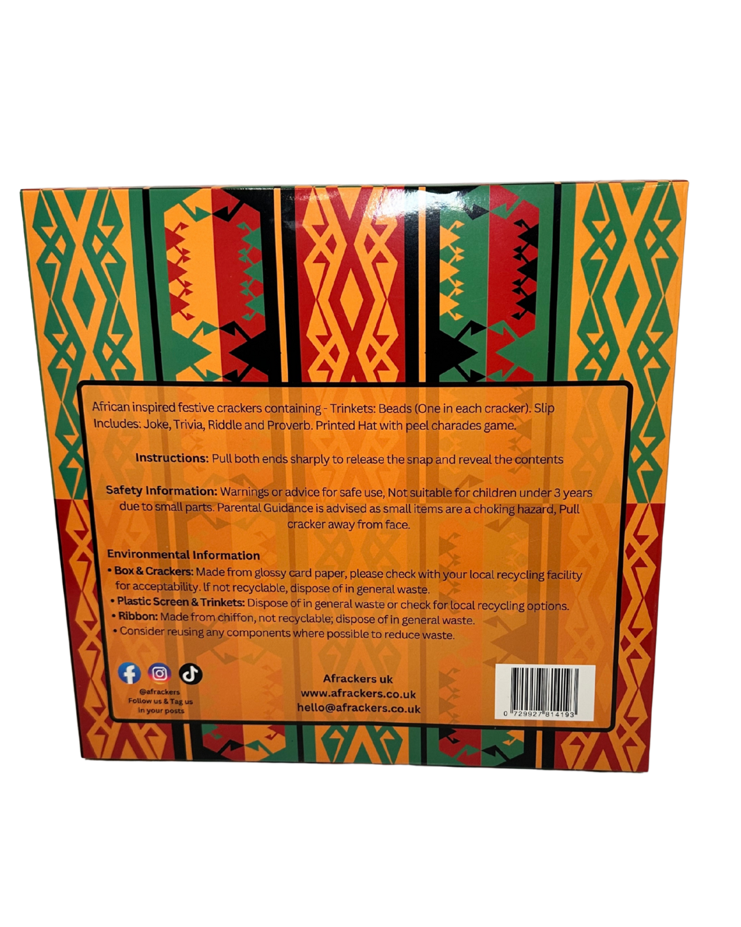 Original Multicolour Afrackers