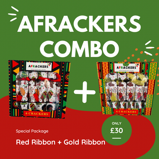 Celebration Combo – x6 Gold & x6 Red Ribbon (12 Crackers) - Ships out November 2025